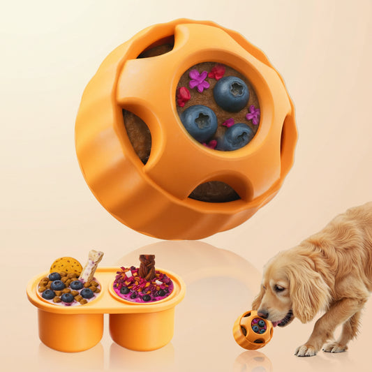 Healthy Frozen Treat Mold for Dogs – Interactive Silicone Puppy Enrichment Toy