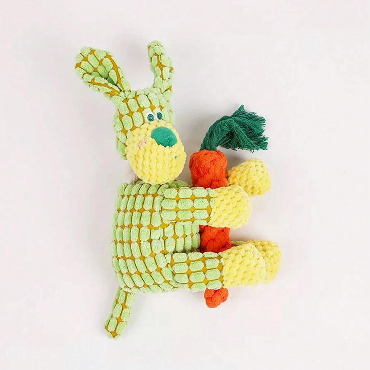 Donkey Plush Dog Toy – Squeaky Chewable Interactive Toy for Puppies & Dogs, Soft Teething Toy