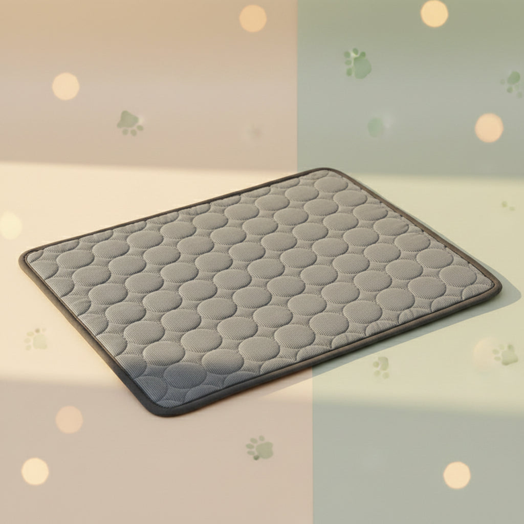 Cooling Dog Mat – Summer Pet Cooling Bed for Small & Large Dogs, Durable Ice Pad Blanket for Dogs & Cats