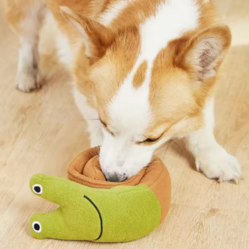 Snail Snuffle Toy for Dogs & Cats – Interactive Sniffing Puzzle & Treat-Hiding Training Toy