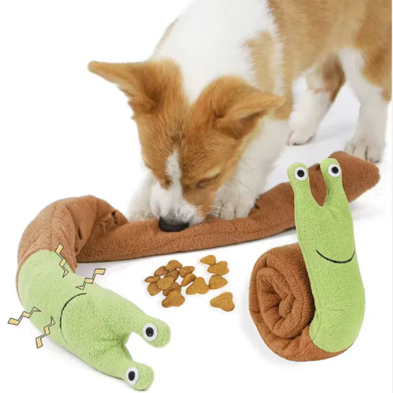 Snail Snuffle Toy for Dogs & Cats – Interactive Sniffing Puzzle & Treat-Hiding Training Toy