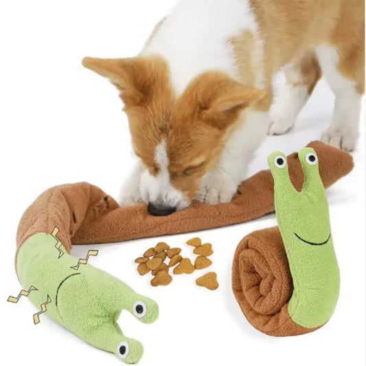 Snail Snuffle Toy for Dogs & Cats – Interactive Sniffing Puzzle & Treat-Hiding Training Toy