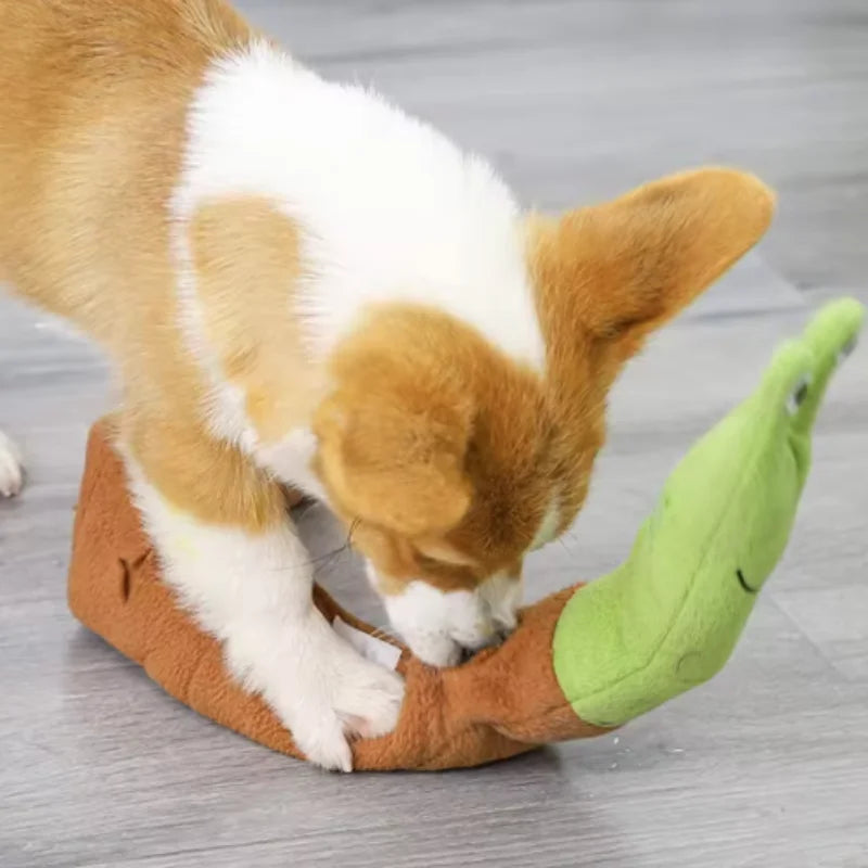 Snail Snuffle Toy for Dogs & Cats – Interactive Sniffing Puzzle & Treat-Hiding Training Toy